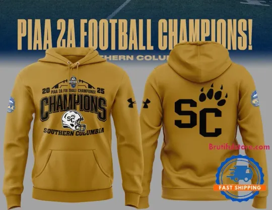 Discover Southern Columbi-A Piaa 2A Football Champions 2025 New 3D Hoodie