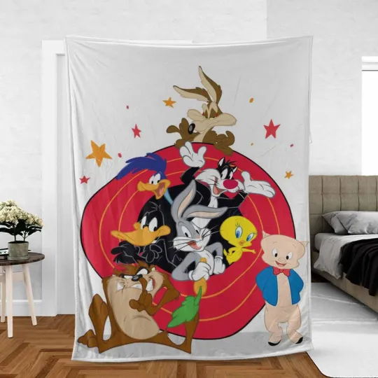 Discover Looney Tunes Gift, Funny Looney Tunes And Friends Sofa Fleece Blanket Gift