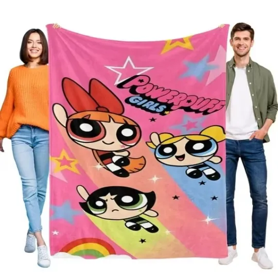 The Powerpuff Girls Fleece Blanket, Idea Gift