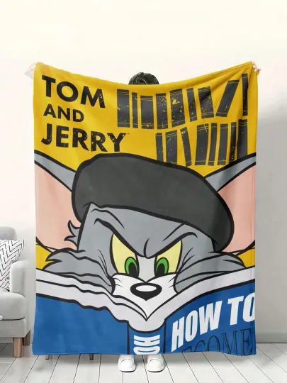 Discover TOM & JERRY Fleece Blanket, Idea Gift
