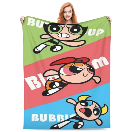 The Powerpuff Girls Fleece Blanket, Idea Gift