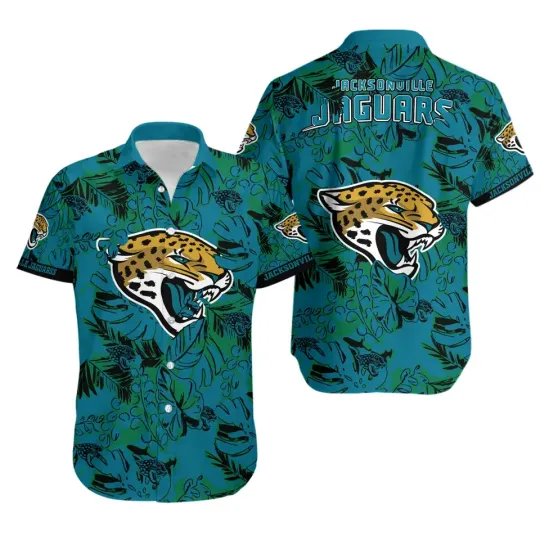 Discover Jacksonville Football Team Jaguarss Hawaiian Shirt Button Down Unisex Adults