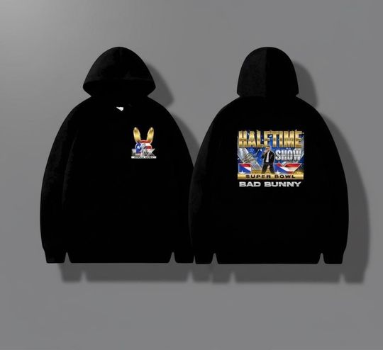 Superbowl 2026 Halftime Hoodie, Bad Bunny Benito Bowl, Latin Music Fan Merch, Unisex Graphic Tee, Concert Style Fan Gift