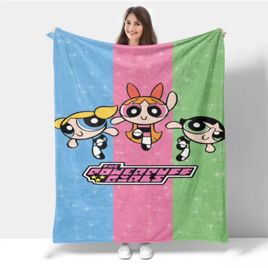 The Powerpuff Girls Fleece Blanket, Idea Gift
