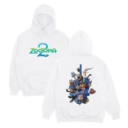 Discover Zootopia 2 Movie 2025 Double Sided Hoodie