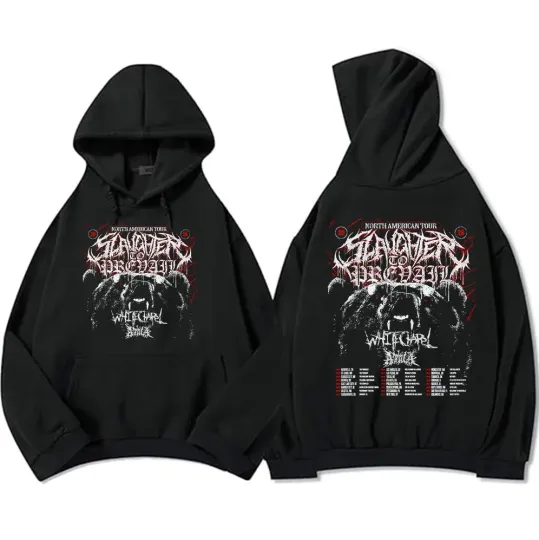 SLAUGHTER TO PREVAIL The Grizzly Winter Tour 2026 Double Sided Hoodie