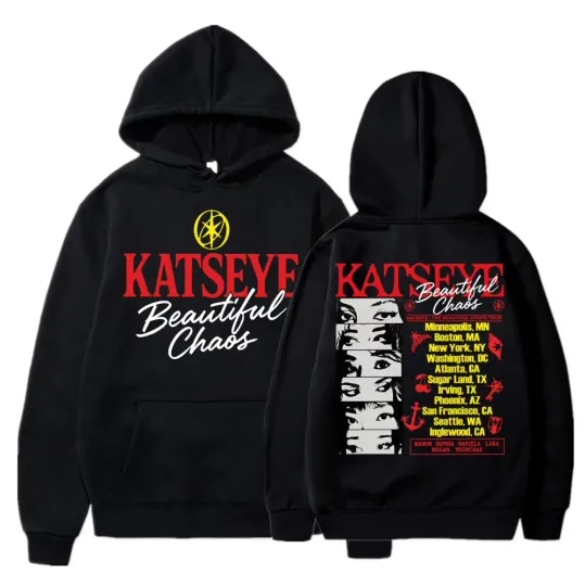 Kpop Katseye Beautiful Chao Album Double Sided Double Sided Hoodie