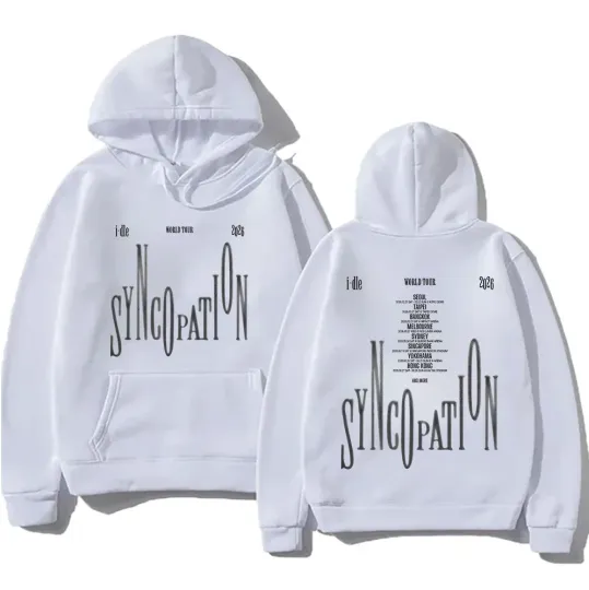 Discover I-DLE Syncopation World Tour 2026 Hoodie GIDLE Kpop Double Sided Hoodie
