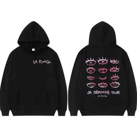 Discover La Fumiga Ja Dormire Tour 2026 Double Sided Hoodie