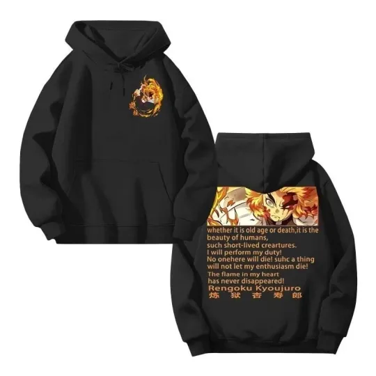 Discover demon Anime Printed Hoodie