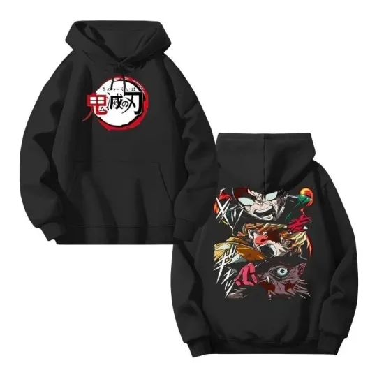 Discover demon Anime Printed Hoodie