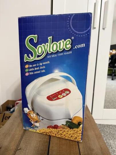 Discover Soylove Tofu Soymilk Porridge Tea Maker Vegetarian IOM-201B Vintage 2001