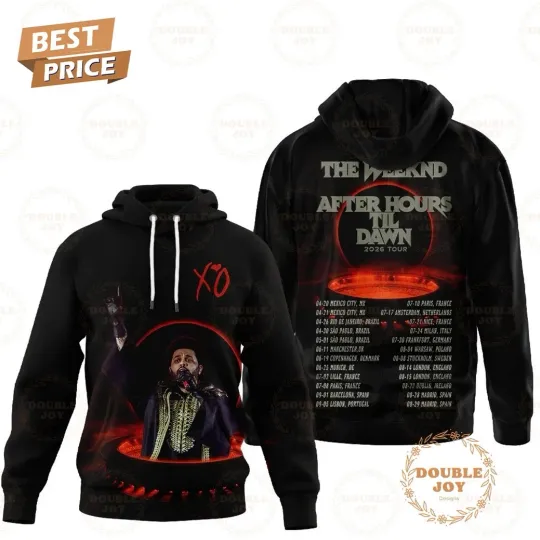 Discover Weeknds After Hours Til Dawn Tour 2026 Hoodie