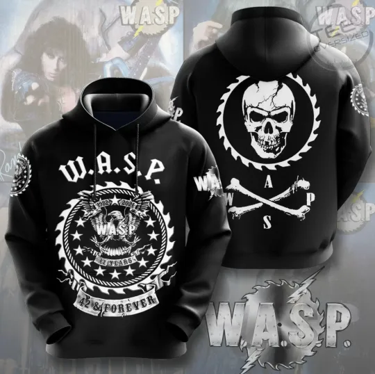 Discover Wasp Band 3D Hoodie Unisex