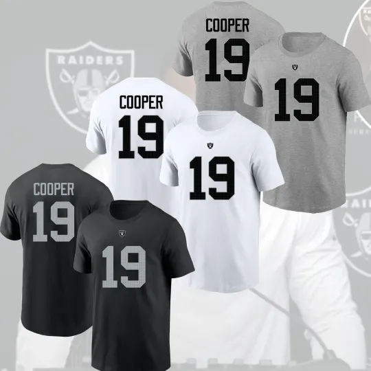 Discover Amari Cooper #19 Raiders 2025 Retire Name & Number For Fans