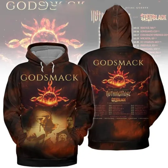 Discover New 3D Hoodie for Fan - Godsmack Design
