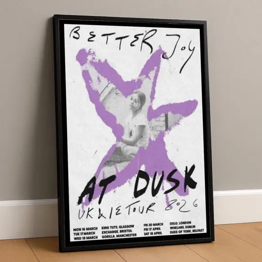 Discover Better Joy UK and IE Tour 2026 Poster Home Decor, Wall Art, Fan Gift