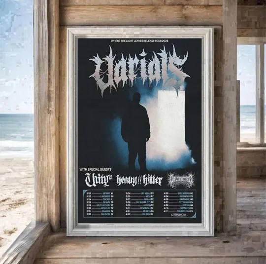 Discover VARIALS Release Tour 2026 Concert Poster