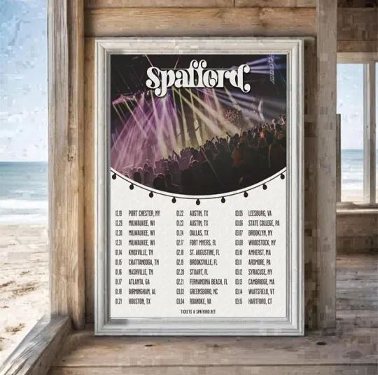 Discover Spafford Tour 2025-2026 Poster