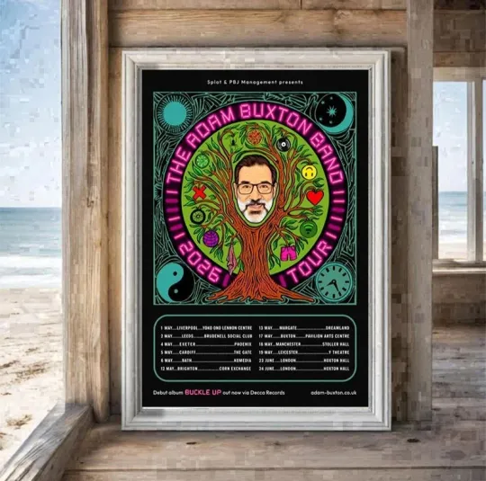 Discover The Adam Buxton Band Tour 2026 Poster