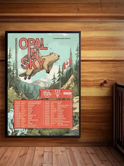 Discover OPAL IN SKY Europe And UK Spring Tour 2026 Poster