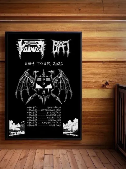 Discover Poster Ryan Waste USA March 2026 Tour