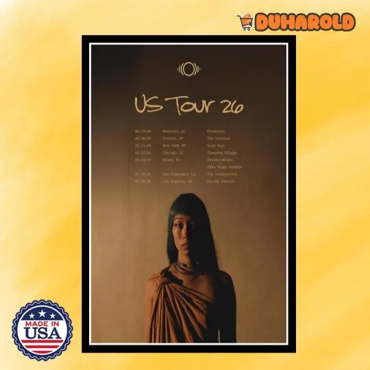 Discover The Sundrop Garden US Tour 2026 Poster Home Decor, Wall Art, Fan Gift