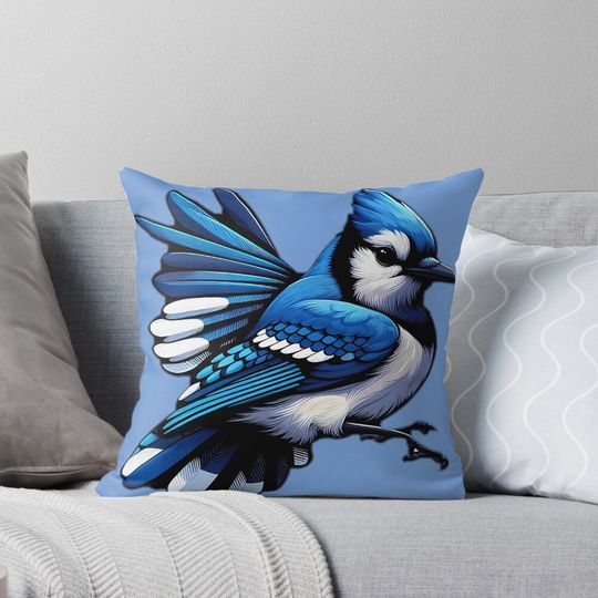 Discover blue jays Pillow