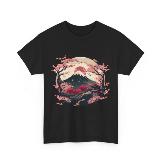 Discover Japanese Art T-Shirt, Cherry Blossoms Japanese Culture Lovers Women Men Shirt