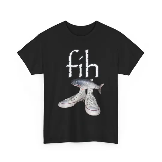 Discover Fih Shoes Fish Funny Misspelled Fish Meme Fih Calling Humor T-Shirt