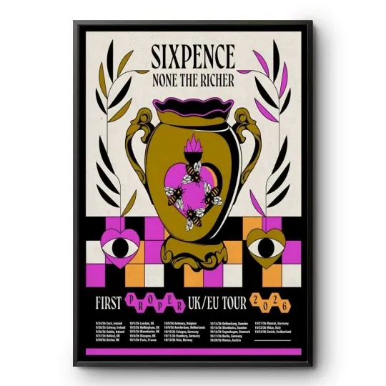 Discover Sixpence None The Richer UK EU Tour 2026 Poster Altern