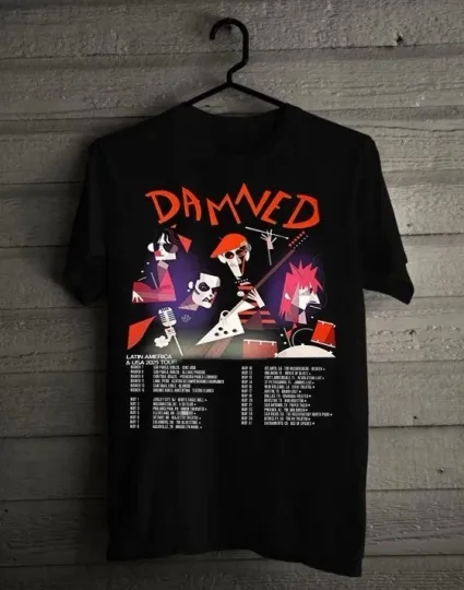 Discover The Damned North America Tour 2025 T-Shirt