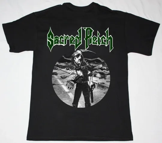 Discover Sacred Reich Black T-Shirt All Sizes Gift for Fans