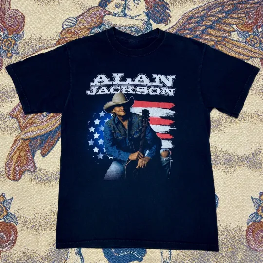 Alan Jackson Tour Black Unisex T-Shirt
