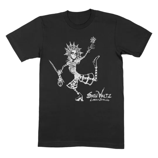 Discover Lindsey Stirling dancin kween Snow Waltz Tour 2025 T-shirt All Sizes