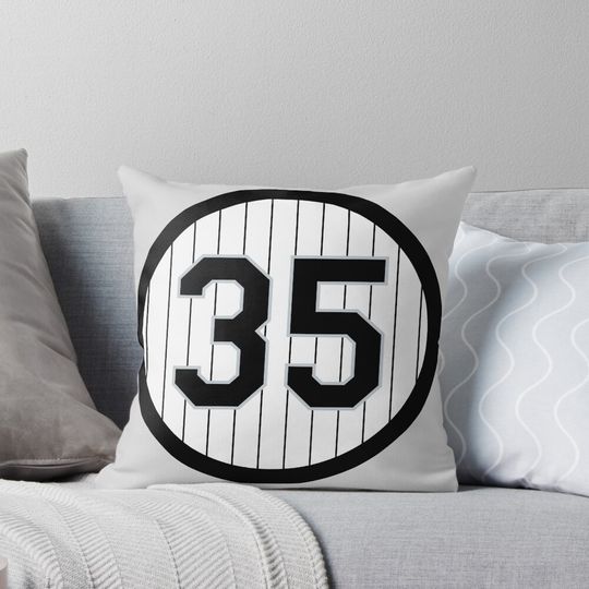 Discover Frank Thomas #35 Jersey Number Pillow