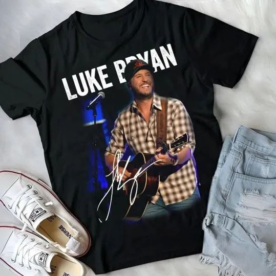Discover Luke Bryan Tour T-Shirt Black