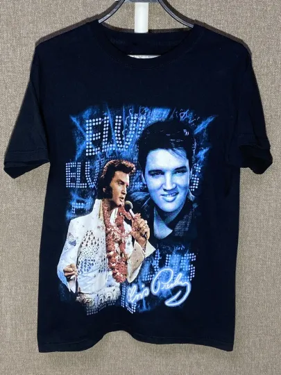 Discover Elvis Presley Black Short Sleeve T-Shirt