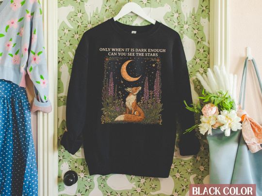 Discover MLK Quote Crewneck Celestial Only When It's Dark Enough Can We See The Stars Human Rights Social Justice Activist Feminist Liberal Sweater