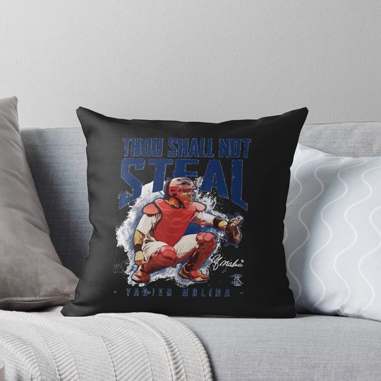 Discover Yadier molina thou shall not steal apparel Pillow