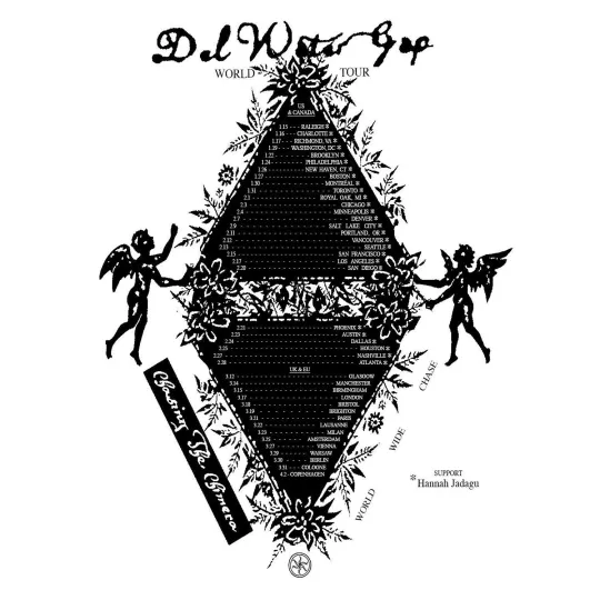 Discover Del Water Gap Chasing The Chimera World Tour 2026 Concert Poster