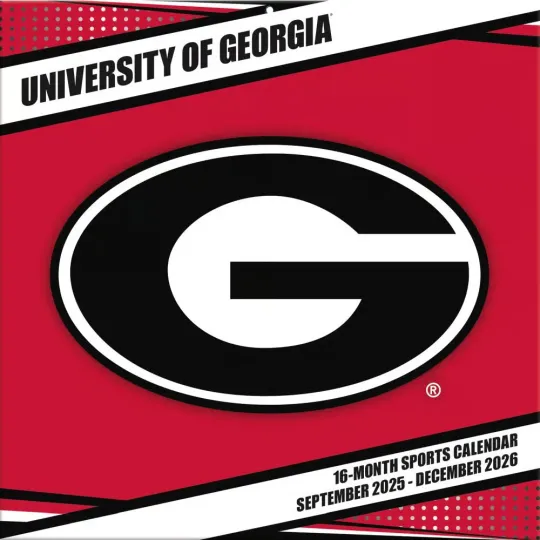 GA bulldogs 2026 Wall Calendar