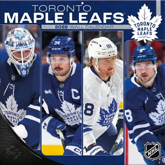Discover Turner Licensing,  NHL Toronto Maple Leafs 2026 Wall Calendar, 12'' X 12'', 12-M