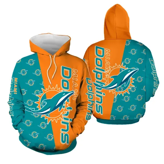 Discover Miami Football Team Dolphinss Hoodie,   unisex adults S-5XL, gift for fans
