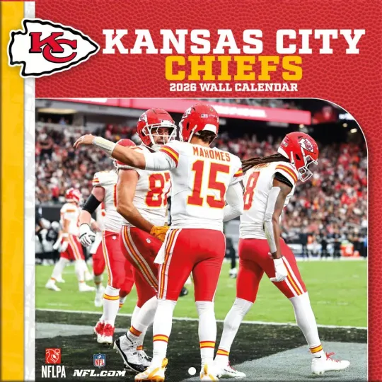 Discover football Kansas City 2026 Mini Wall Calendar