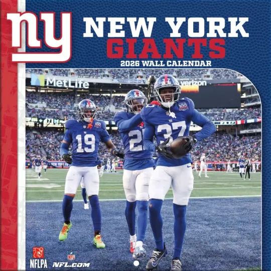 Discover football New York 2026 Mini Wall Calendar
