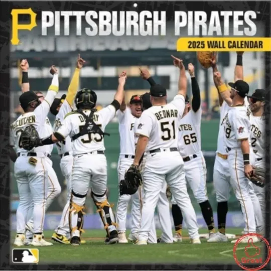 Discover Pittsburgh Baseball 2026 Team Wall Calendar