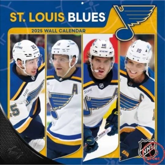 Discover St. Louis Hockey 2026 Team Wall Calendar