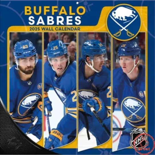 Discover Buffalo Hockey 2026 Team Wall Calendar