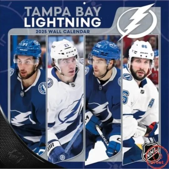 Discover Tampa Bay Hockey 2026 Team Wall Calendar